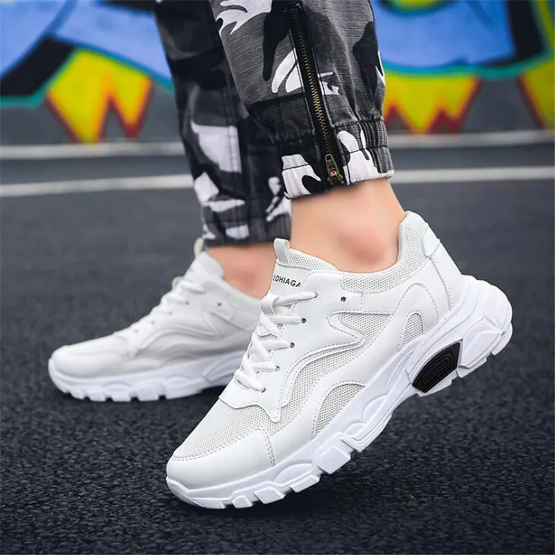 2020 Новинка 2019 модная обувь мужские кроссовки на плоской подошве мужская