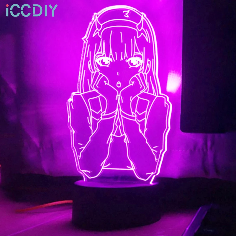 

Anime 3d Lights Zero Double Picture Night Light Children's Bedroom Decorated Light Comic Gift Night Light Free Shipping Dropship