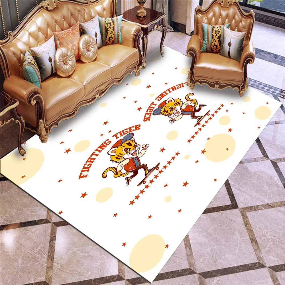 Файтинг Тигр коврик мультфильм Животные напольный для гостиной Домашний