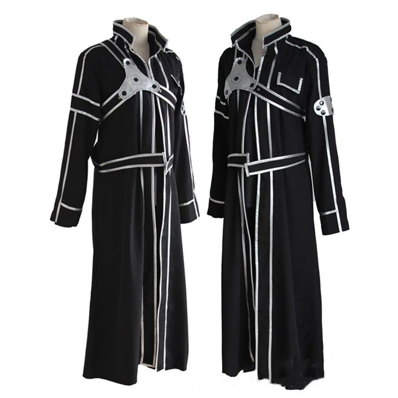 Костюм для косплея аниме киригая из Kazuto искусство меча онлайн парики и сапоги