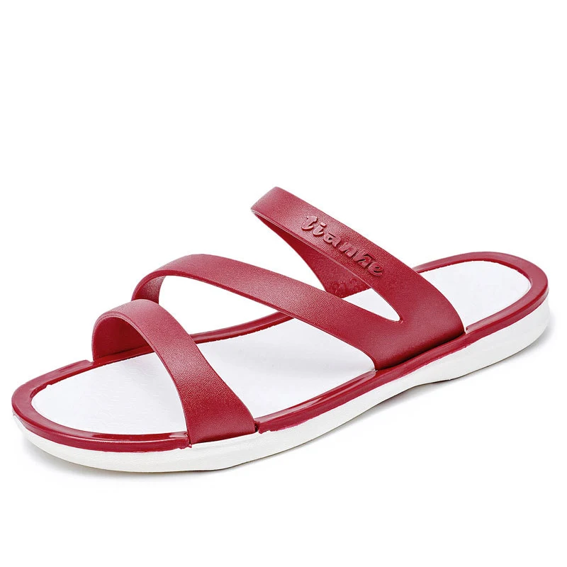 

comemore Summer Women's Flat Slippers Candy Color Non-slip Soft Soled Female Sandals Beach Shoes Ladies Casual Slides Footwear