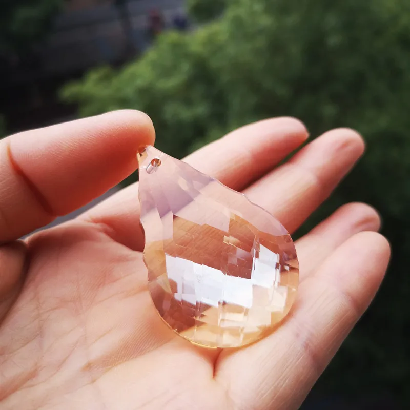 10 шт. 50 мм шампанское Ловец солнца (бесплатное кольцо) K9 хрустальная тыква