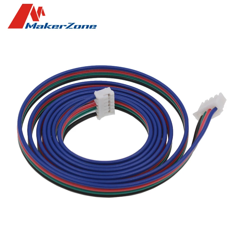 Шаговый двигатель 6pin PH2.0 до 4pin XH2.54 4 проводной 1 метр в длину Удлинительный шнур