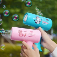 fashion bubble dynamic music soft lighting machine hair dryer design operate easily abs indoor outdoor bubble toy for toddlers