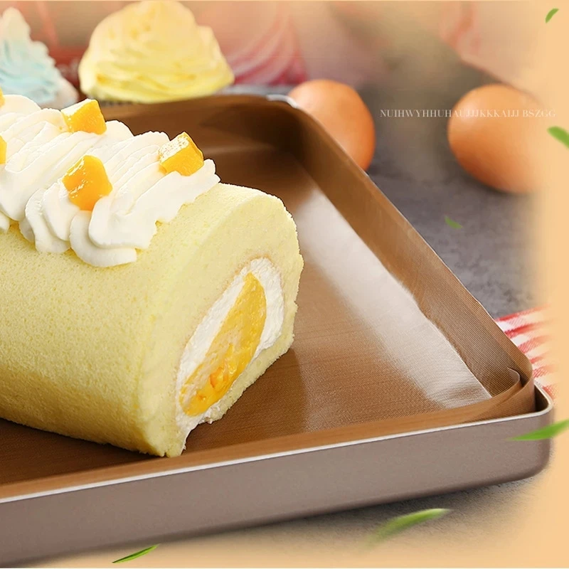 

Reusable Non Stick Baking Paper Biscuit Cake Pastry High Temperature Resistant Sheet Oven Microwave Grill Baking Mat Baking Tool