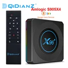 DQiDianZ X96 X4 S905X4 телеприставка Android 11 Bluetooth 8K медиа-плеер 2,4G и 5G Dual WiFi RGB светильник TV Box