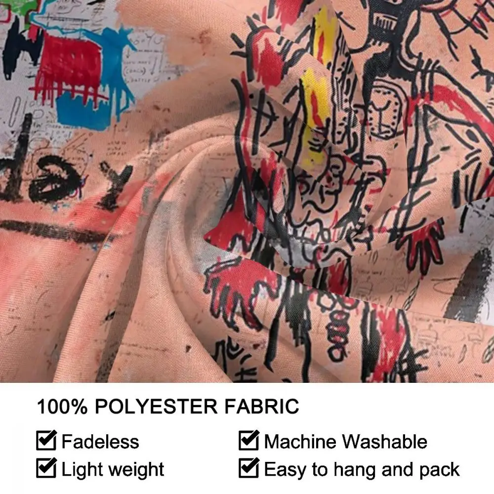 

Abstraction Basquiat Tapestry Blanket Bedspread Art Expressionism Famous Minimalist Wall Cloth Polyester Beach Mat Casual