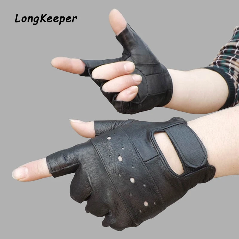 Мужские перчатки Longkeeper из натуральной овечьей кожи Размеры M/L/XL/XXL/XXXL цвет в