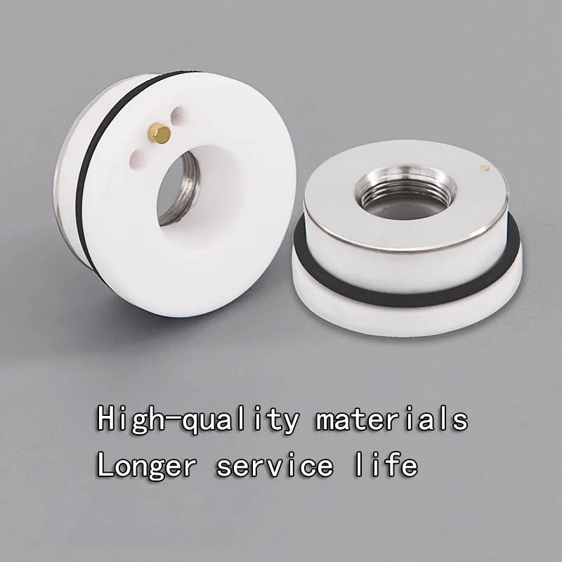 

Diameter 28mm/32mm Nozzle Holder Laser Cutting Machine Accessories Cutting Head Ceramic Body Ceramic Ring