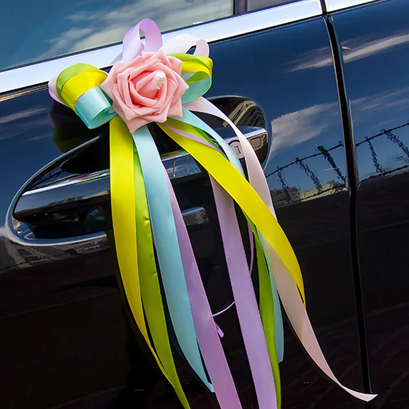 Цветок из шелковой ленты искусственные цветы для свадебной вечеринки