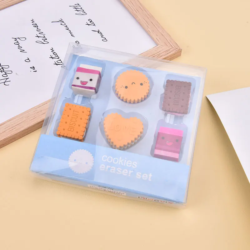 

6 шт., милые канцелярские принадлежности для школьников