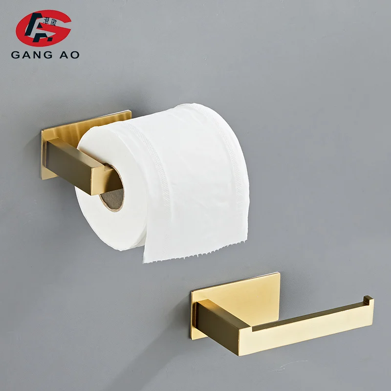 Золотистый набор аксессуаров для ванной комнаты держатель бумаги вешалка