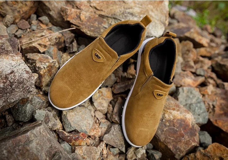 Новинка 2019 года мужская повседневная обувь Молодежная замшевая в британском