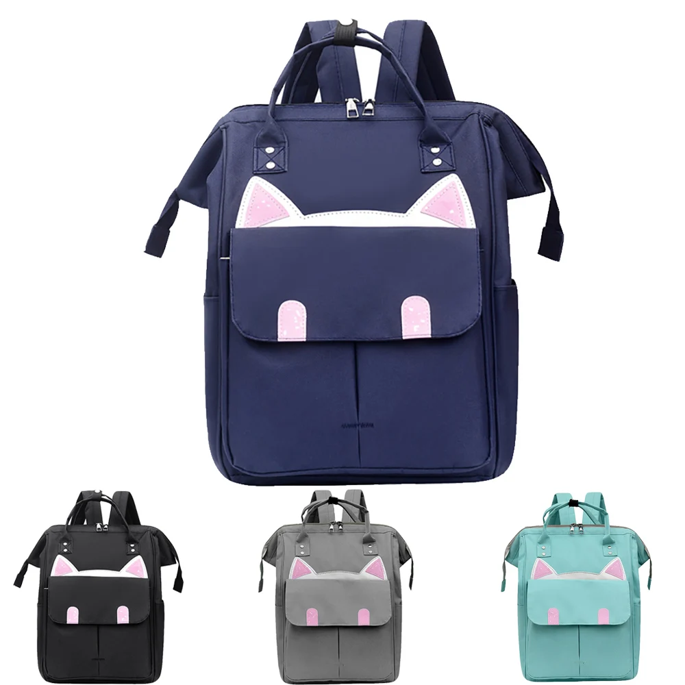 Милый мультяшный Кот Большая вместительная сумка для детских подгузников сумки