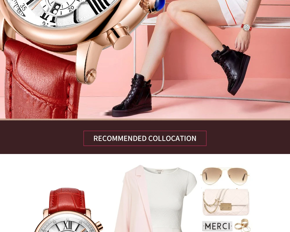 MEGIR Fashion Women Watches Top Brand Luxury Ladies Quartz Watch Chronograph 24 hours Date Clock Relogio Feminino Sport Watch