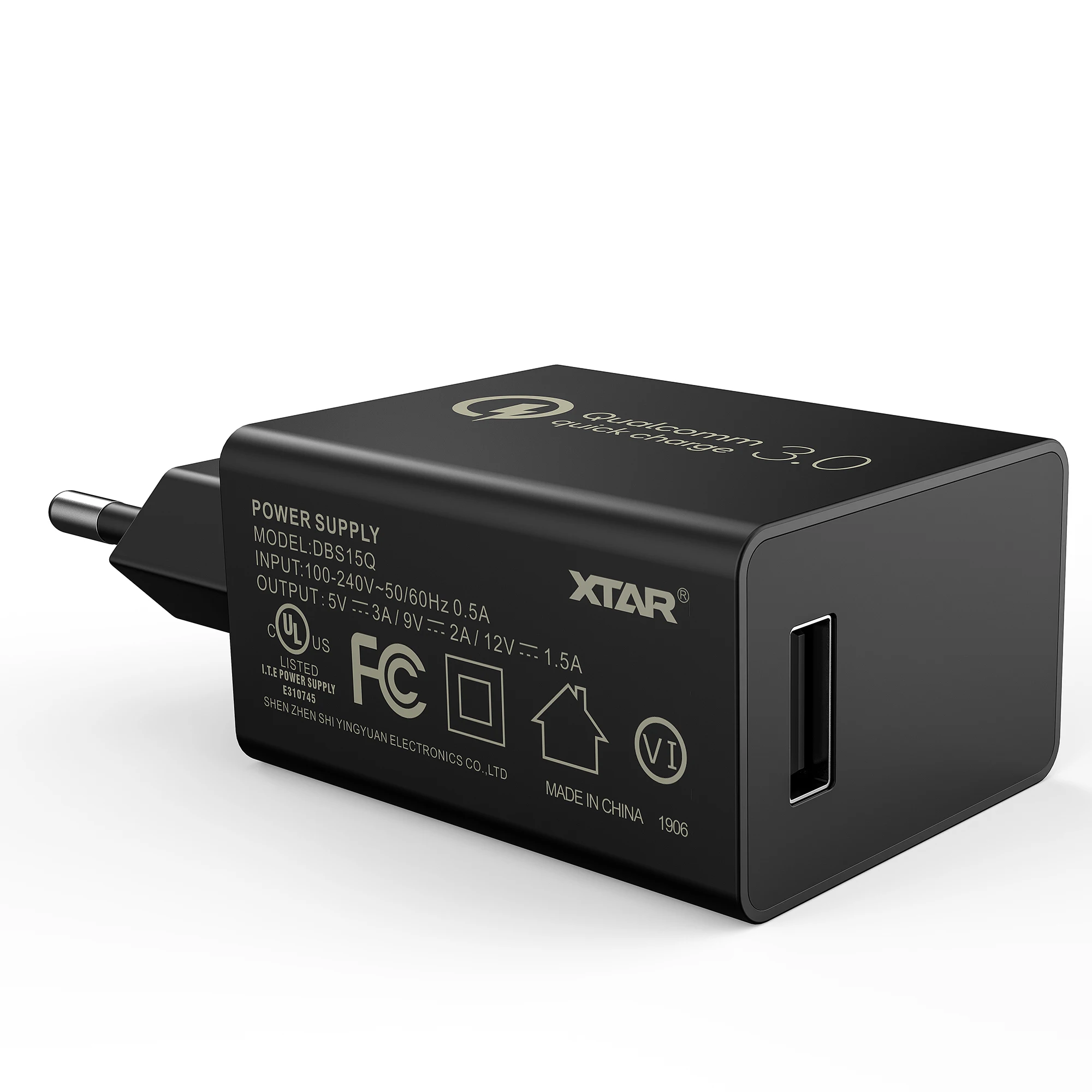 XTAR USB зарядное устройство 18 Вт быстрое зарядное устройство 3,0 зарядка для мобильного телефона для IPHONE huawei настенное зарядное устройство EU US адаптер быстрое зарядное устройство QC 3,0