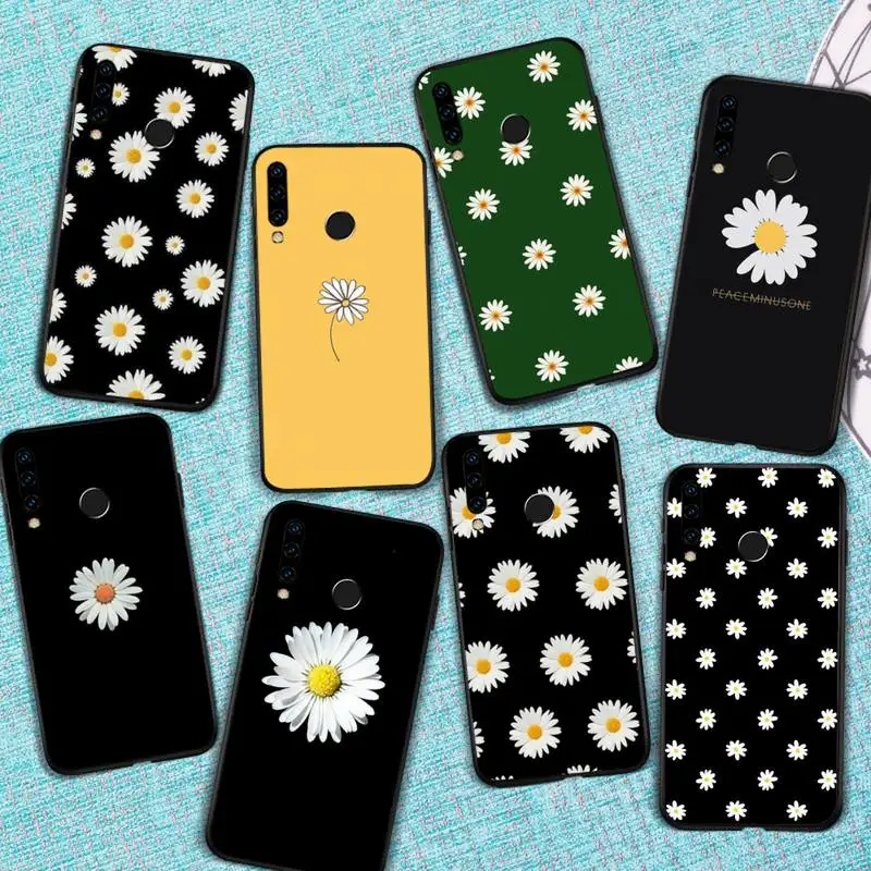 

Daisy Sunflower Floral Phone Case For Huawei Enjoy 7 7s 8 8e 9 9e 10 plus P8lite 2017 Honor 5a view9 play 3e