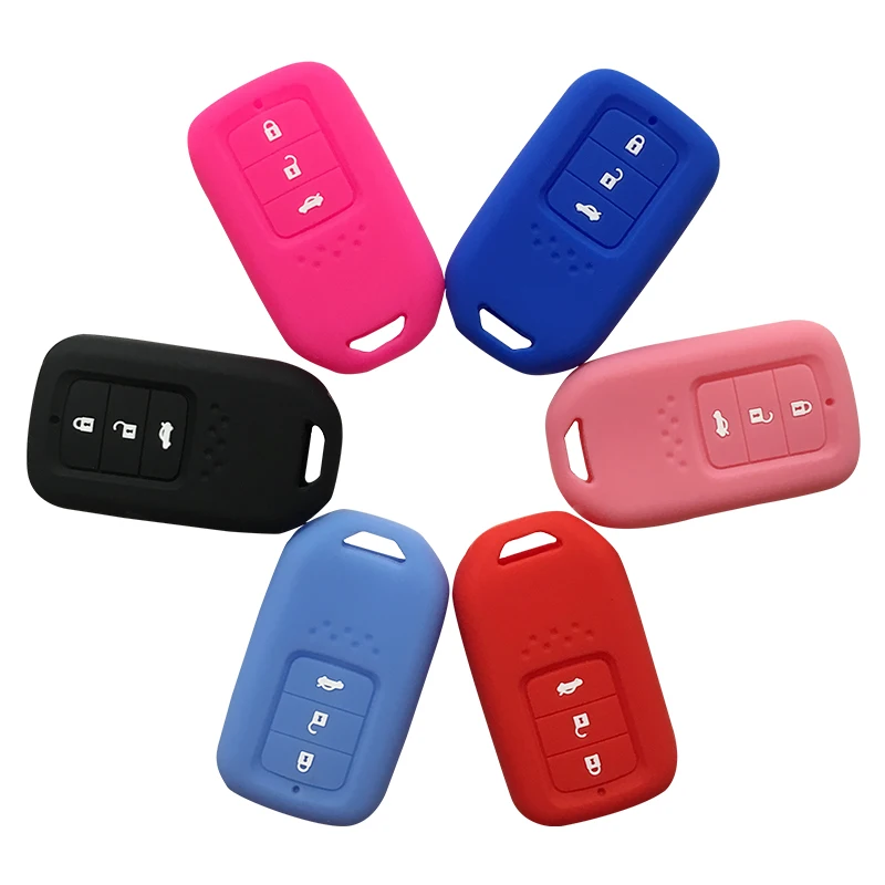 

Silica Gel Flip Key Cover for Honda Accord 9 Crider City 2016 HRV CRV Vezel Inspire Odyssey Civic Fit Jade for Honda Key Case