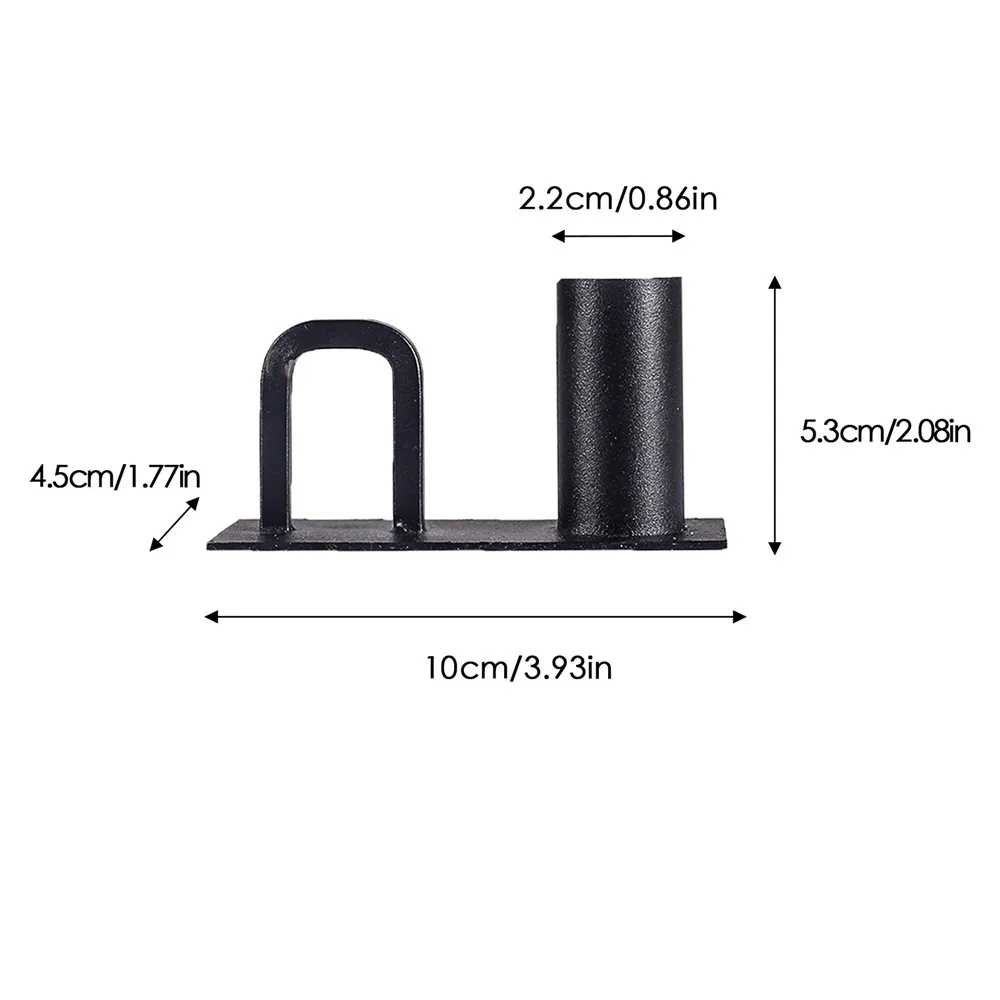 

2021 New 2pcs/set Creative Metal Candlestick Black Candle Holder For Wedding Party Festival Candelabra Art Gift Home Decoration