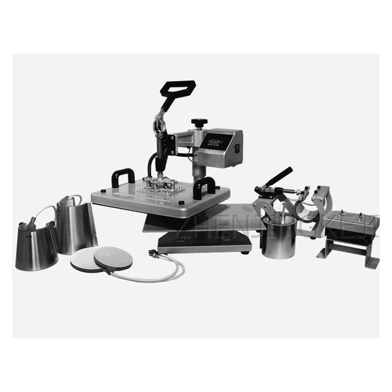 

8 в одном, многофункциональная машина для теплопередачи, интегрированная формовочная машина для формования футболок, чашек, машина для тепл...