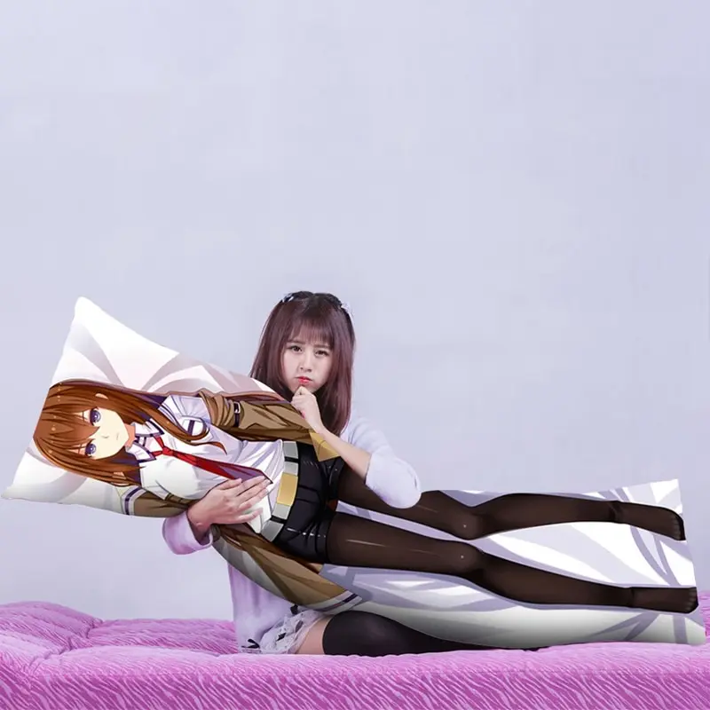 Популярный чехол для подушки аниме Steins ворота дакимакура сексуальной девушки 3D