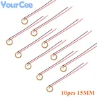 10 шт. пьезоэлектрическая пьезокерамическая пластина пластины диаметром 15 мм для громкоговорителя, сенсора громкоговорителя с проводом