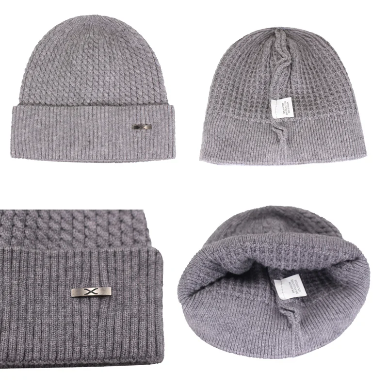 Модная зимняя шапка женская вязаная женские и мужские зимние шапки для мужчин