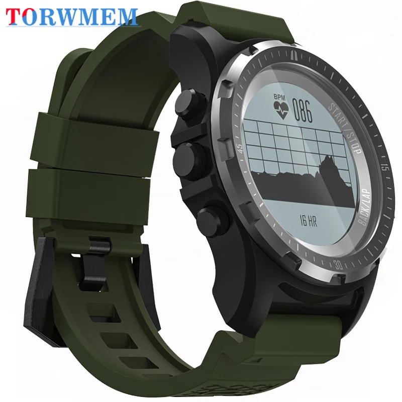 Новый S966 Смарт часы для мужчин gps монитор сердечного ритма фитнес трекер наручные