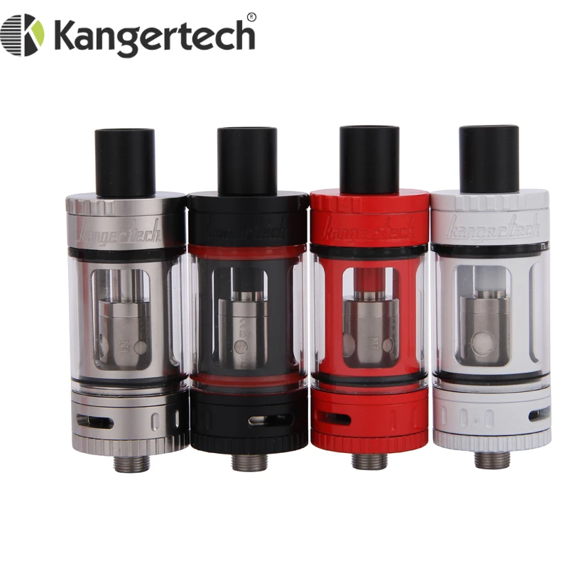 Kanger Toptank мини 4 мл топ Заполненный e распылителя Sub Ом танк Pyrex Стекло Делрин дрип