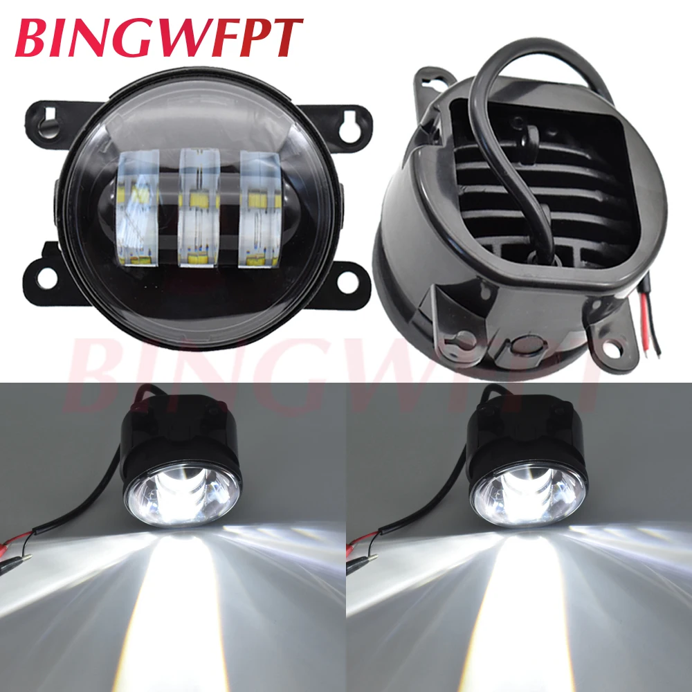 2 шт./пара светодиодный Противотуманные фары для Renault Duster для Dacia Duster Logan Sandero 2004- для Renault Megane 2 Saloon LM 2003
