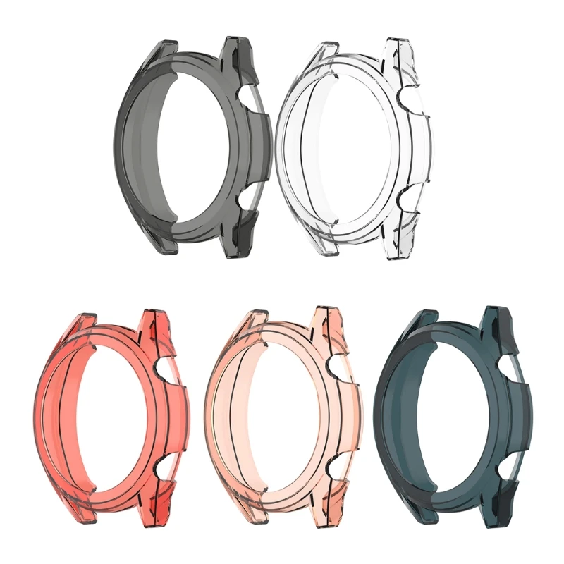 

Силиконовый ударопрочный защитный чехол для huawei Watch -GT 46 мм, мягкий прозрачный ТПУ Полноэкранный протектор для занятий спортом и активность...