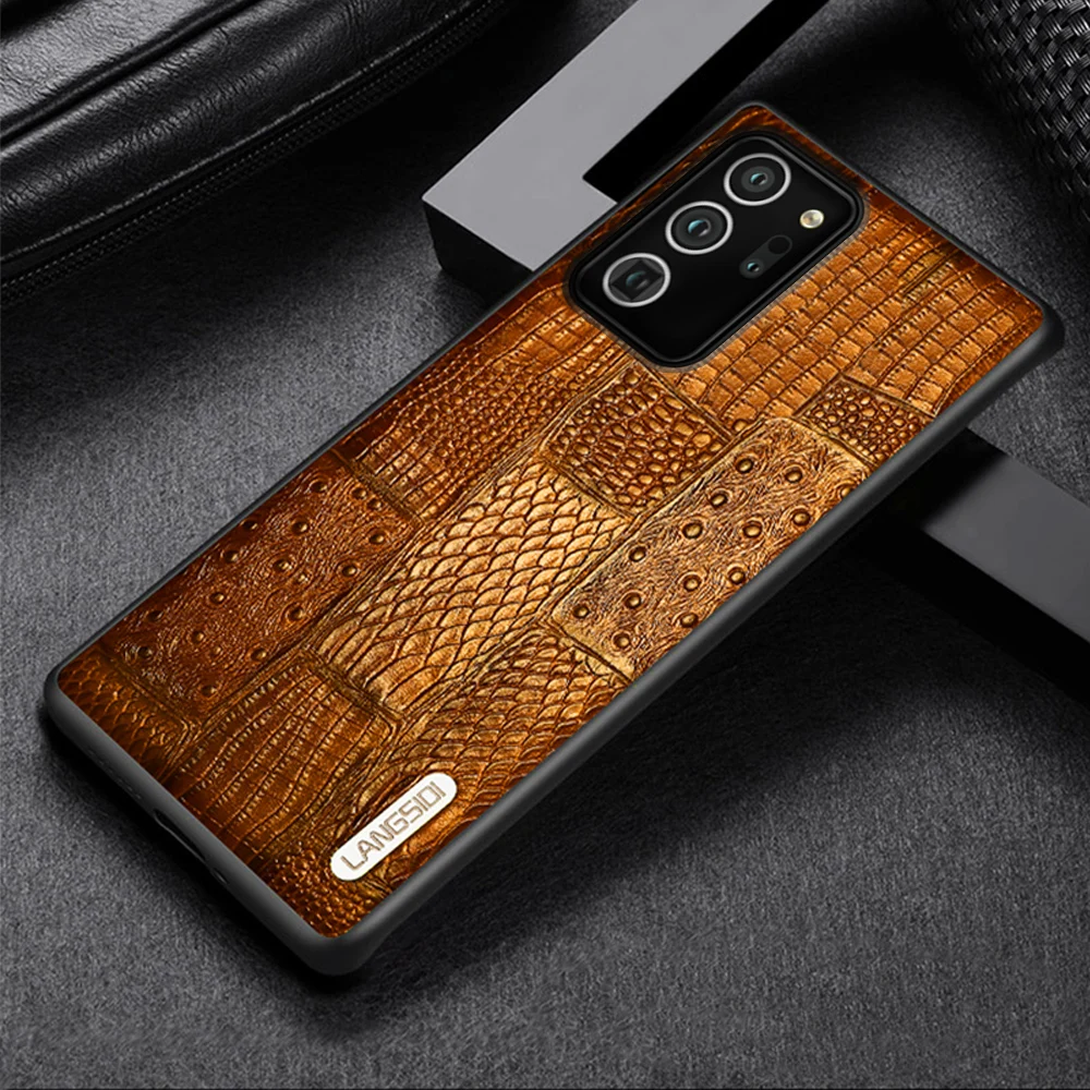 Чехол из натуральной кожи в стиле ретро для Samsung Galaxy Note 20 Ultra 10 9 A32 A72 A52 A71 A51 S10 S8 S9 S20