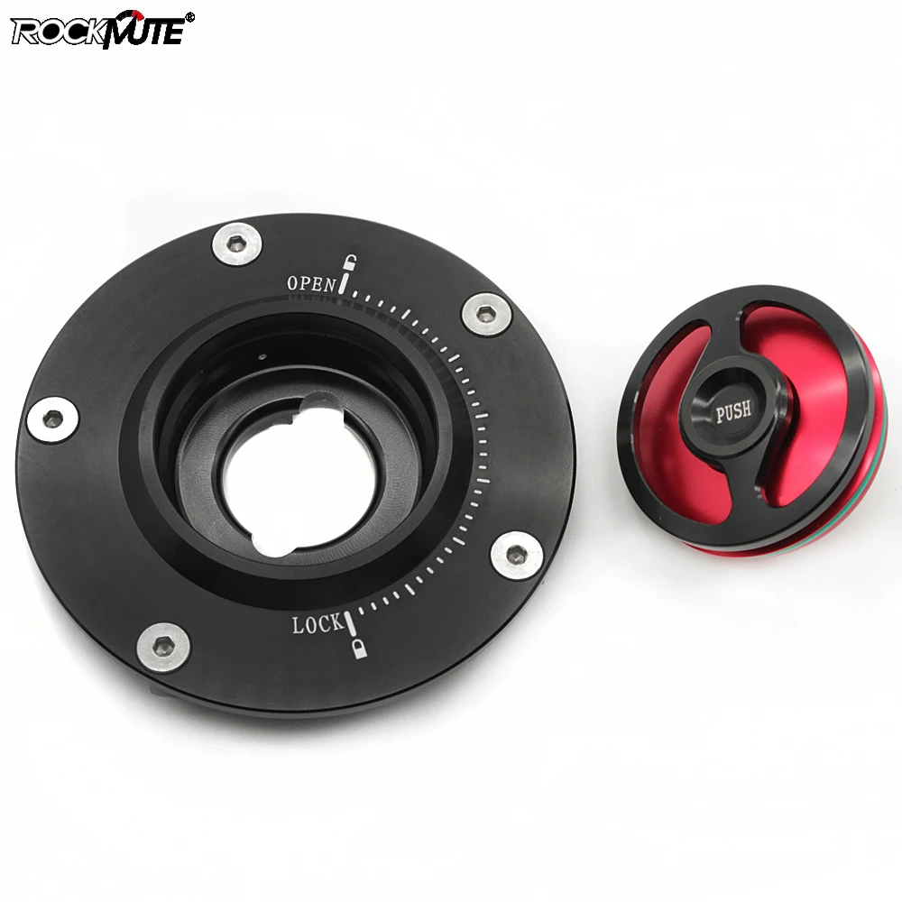 Motorcycle Push to Lock Fuel Tank Cap For Ducati Streetfighter 848 S / XDiavel Gas Petrol Cover | Автомобили и мотоциклы