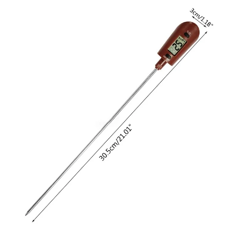 

2Pcs Digital Candy Thermometer, Instant Read Kitchen Cooking & Candy Spatula Thermometer Temperature Reader ,Coffee