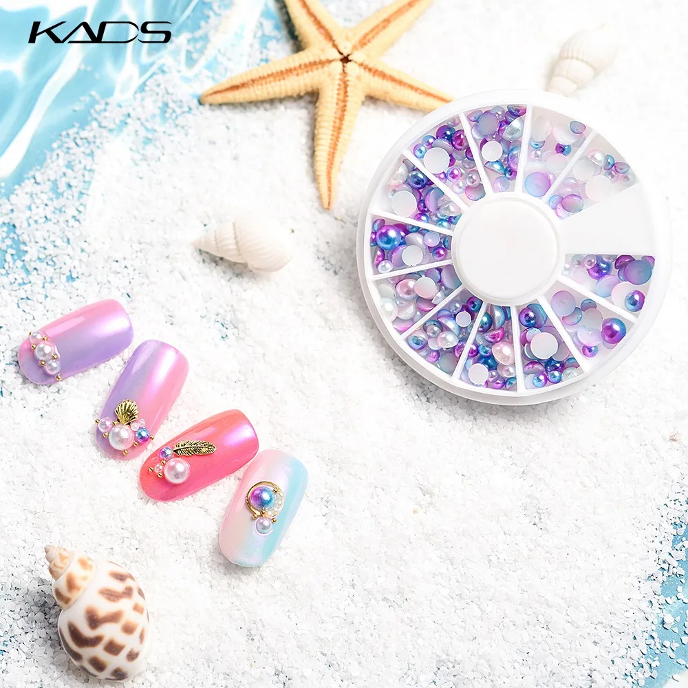 Необычные Бусины KADS 24 дюйма для маникюра 3D украшения ногтевого дизайна красивые