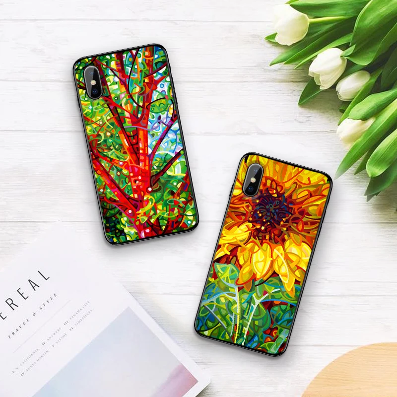 Для Xiaomi Redmi 7A K20 pro 6 Note 5 8 Pro 7 4X 5A 16G 32G GO чехол для масляной живописи | Мобильные