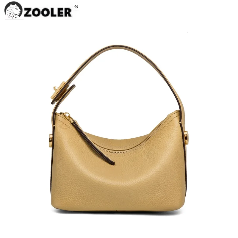 Limited ZOOLER Original Brand High Quality Real Leather Shoulder Bags Ladies Purses Messenger Bags Black#sc908