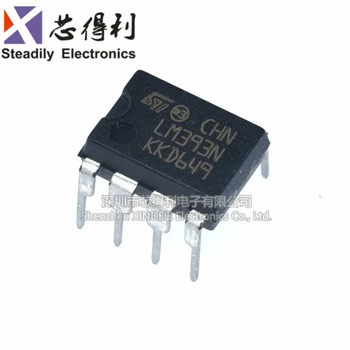 

10pcs/lot Brand New & Original LM393N Dual Comparator Dip-8 LM393P