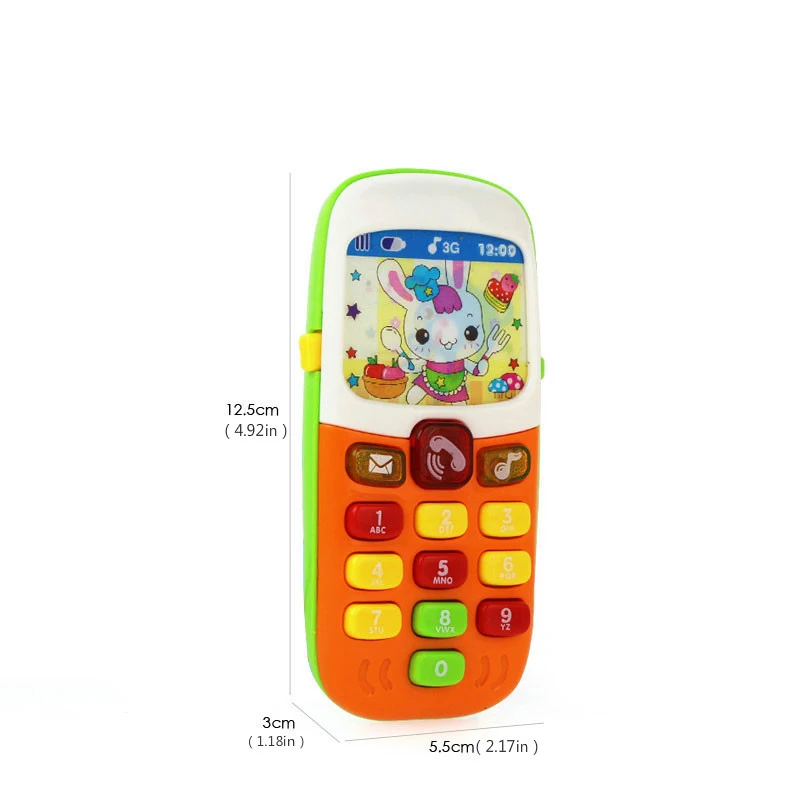 

Plastic Baby Toy For Above 1 Year Old Baby Electronic Musical Phone Toy Baby Phone Mobile Phone Toy Learning Musical Toy