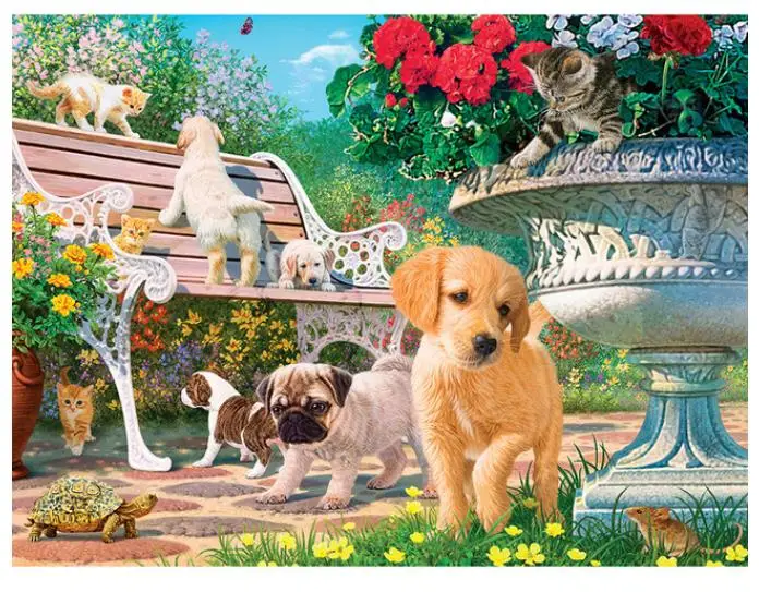 Животные алмазная живопись полный лабрадор собаки мозаика вышивка пейзаж стразы