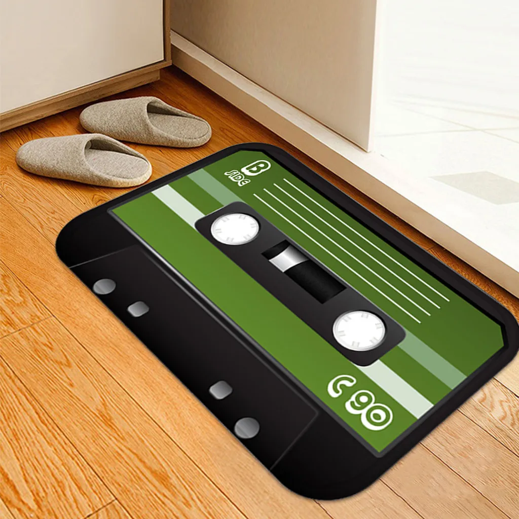 Винтажный коврик на магнитной ленте для двери крыльца противоскользящий