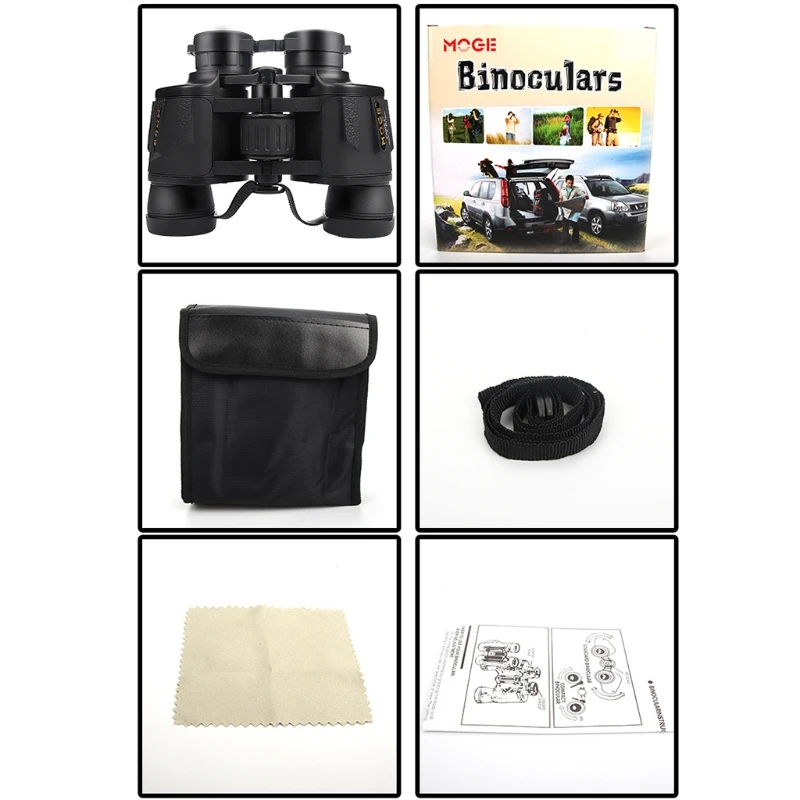 

8X40 Professional Powerful Binoculars Long Range Large Eyepiece Telescope Night Vision High Definition