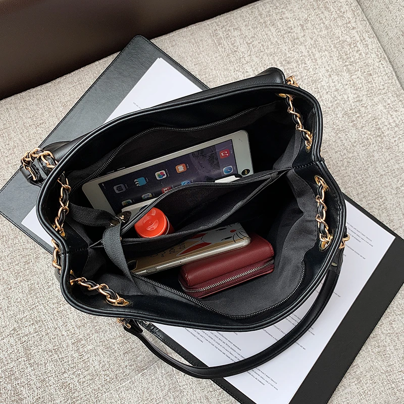 

YILIAN Senior feeling bag women's large capacity 2021 new fashion versatile chain one-shoulder cross-body bag tote bag