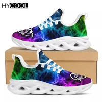 hycool hot sales women platform sneakers rainbow smoke nurse famaily physician stytle gym mesh sport running shoes large size