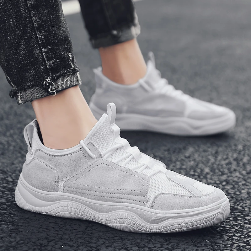 Мужская повседневная обувь из сетчатого материала Дышащая мужская модная на