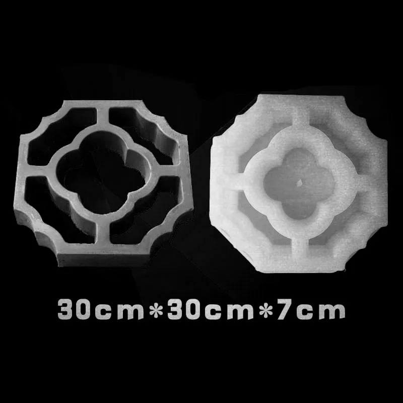 Courtyard Wall Hollow Brick Garden Decoration Concrete Plastic Paving Mold Flower Pane Cement Mould | Дом и сад