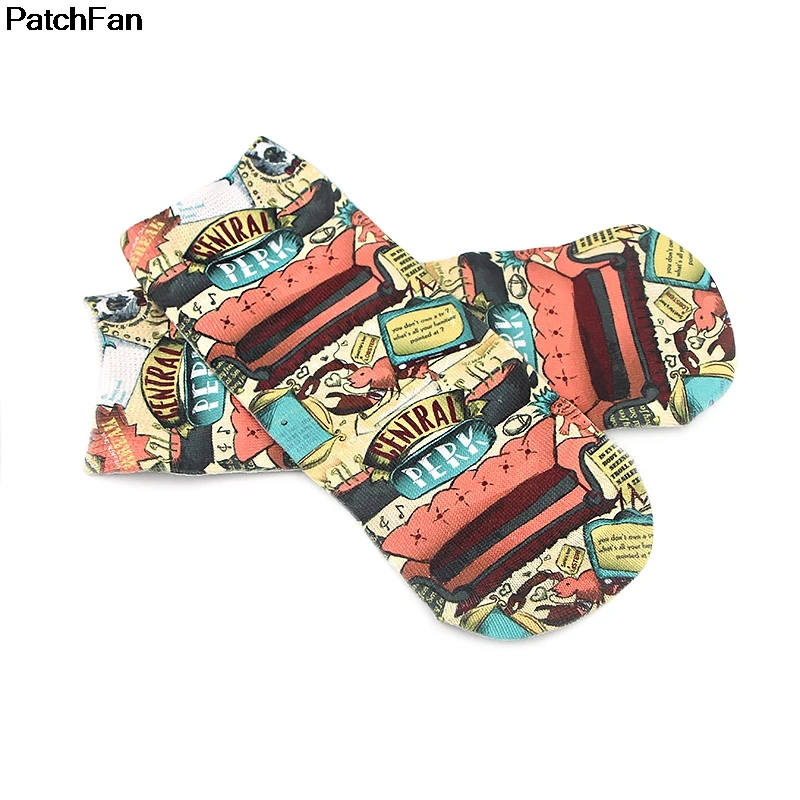 patchfan friend tv show cosplay new cartoon anime printed women socks ankle socks kawaii party favor cosplay gift a2700 free global shipping