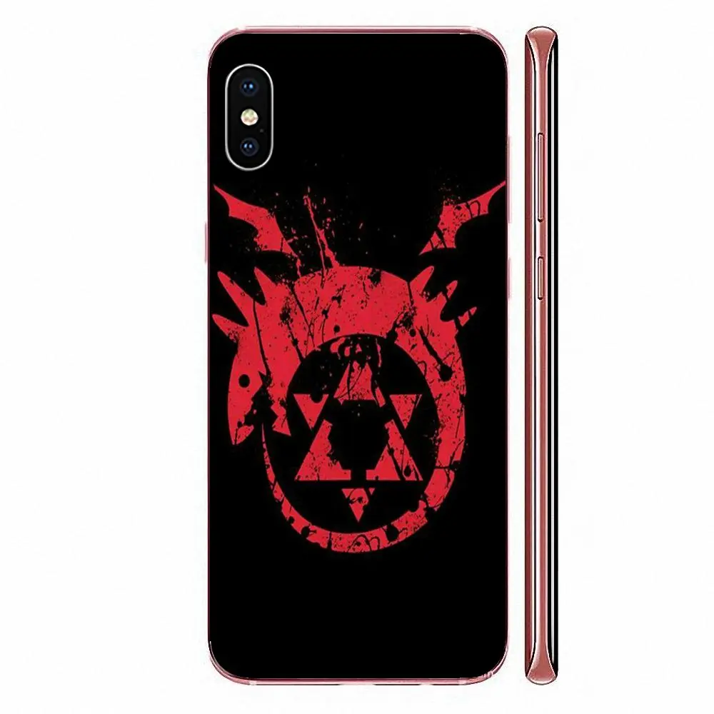 Jp Fullmetal Alchemist Fma Logo для Samsung Galaxy Note 5 8 9 S3 S4 S5 S6 S7 S8 S9 S10 5G mini Edge Plus Lite чехлы из ТПУ |