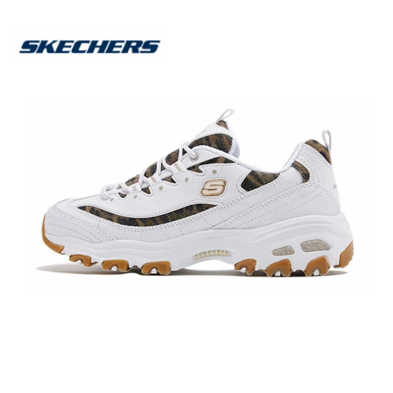 Женские прогулочные туфли Skechers D'lites удобные сетчатые уличные на платформе 13148