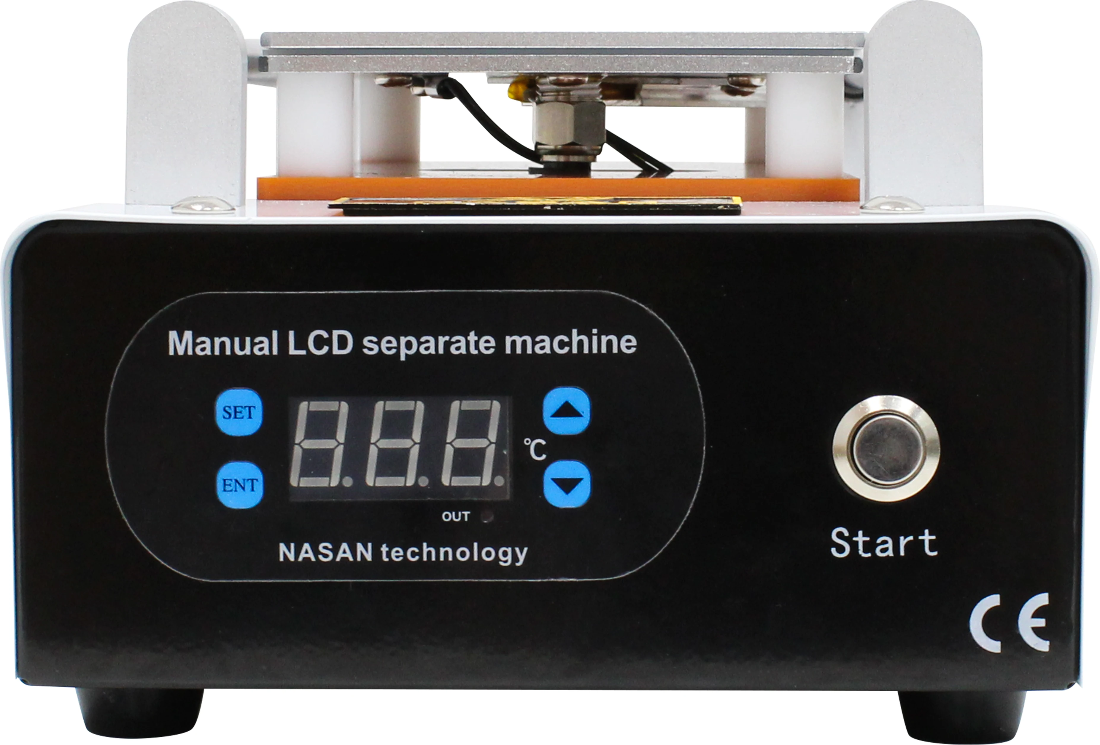 110V 220V ЖК дисплей сенсорный Экран сепаратор Машины Встроенный вакуумный насос для